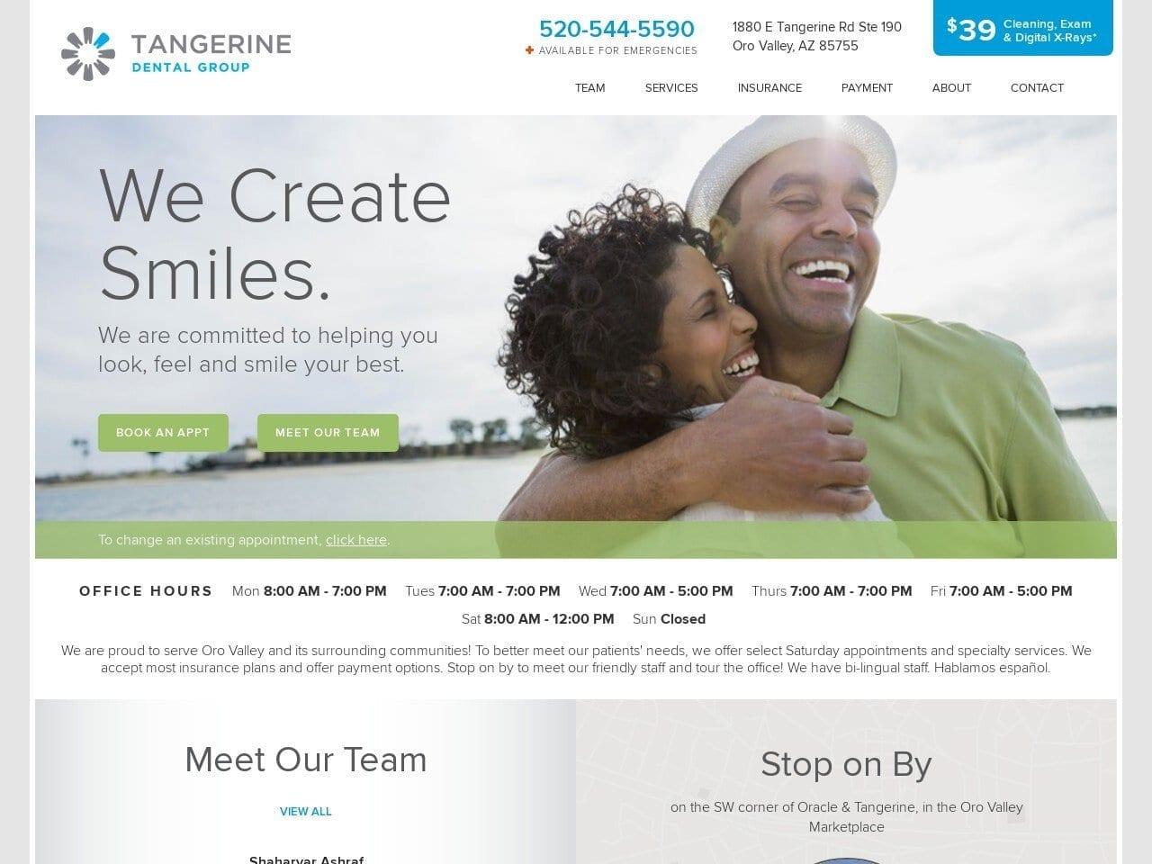 Tangerine Dental screenshot