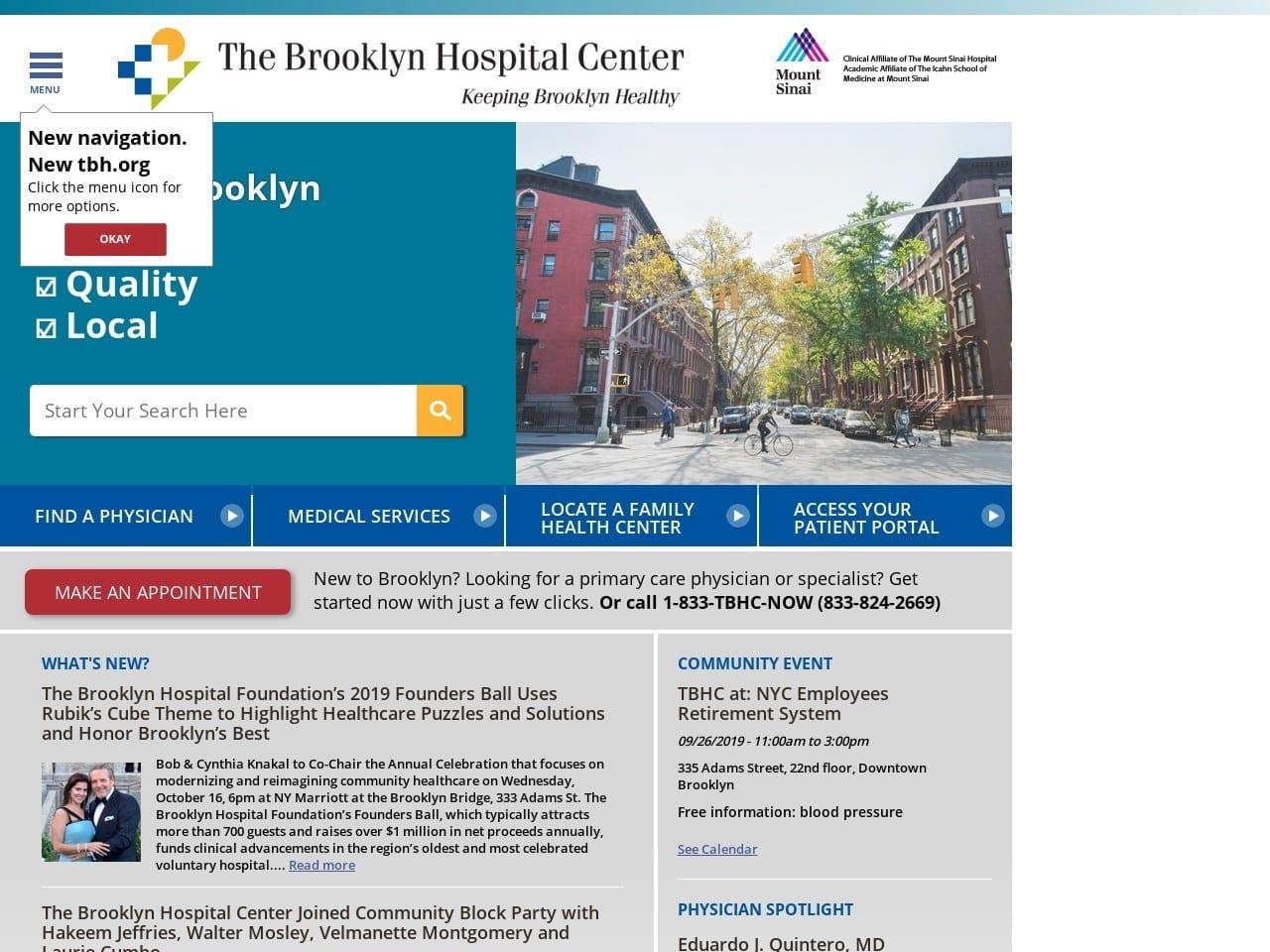 Brooklyn Hospital Center screenshot