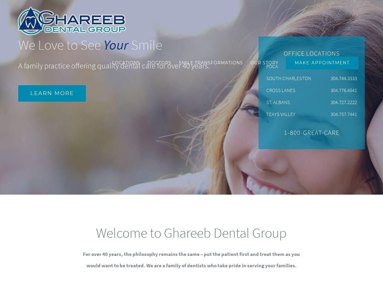 Teays Valley Dental Care Bell David L DDS screenshot