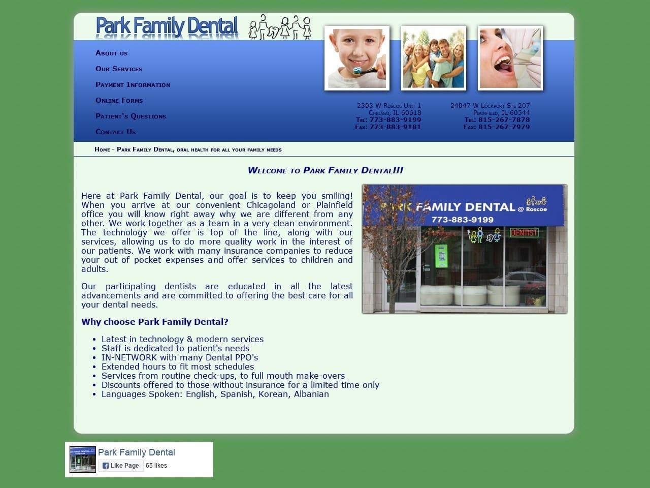 Dr. Inah Park DDS screenshot