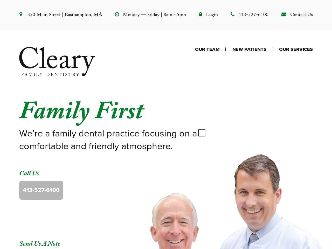 Thomas M Cleary Dmd Dentist screenshot