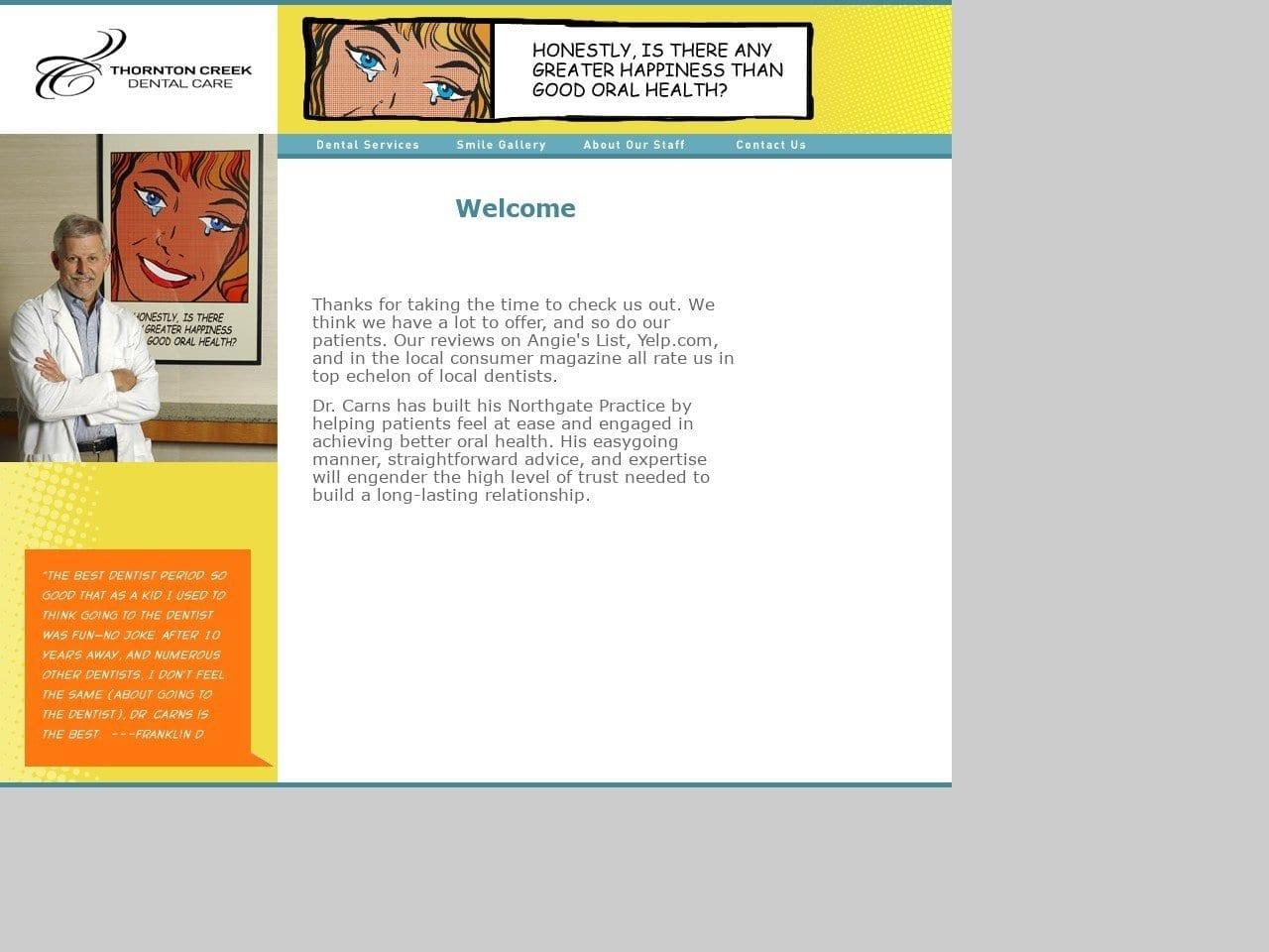 Thornton Creek Dental screenshot
