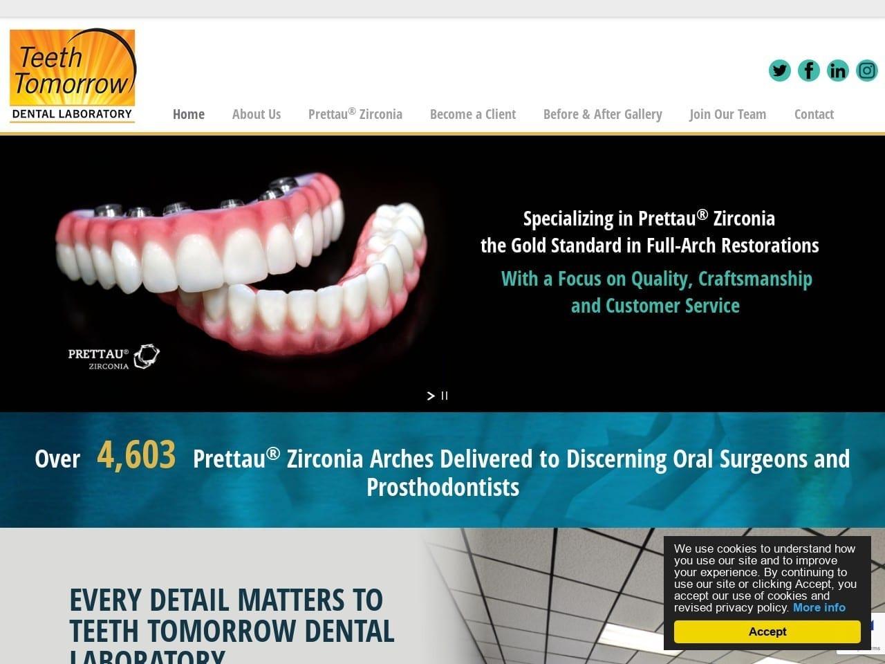 Tischler Dental Lab screenshot