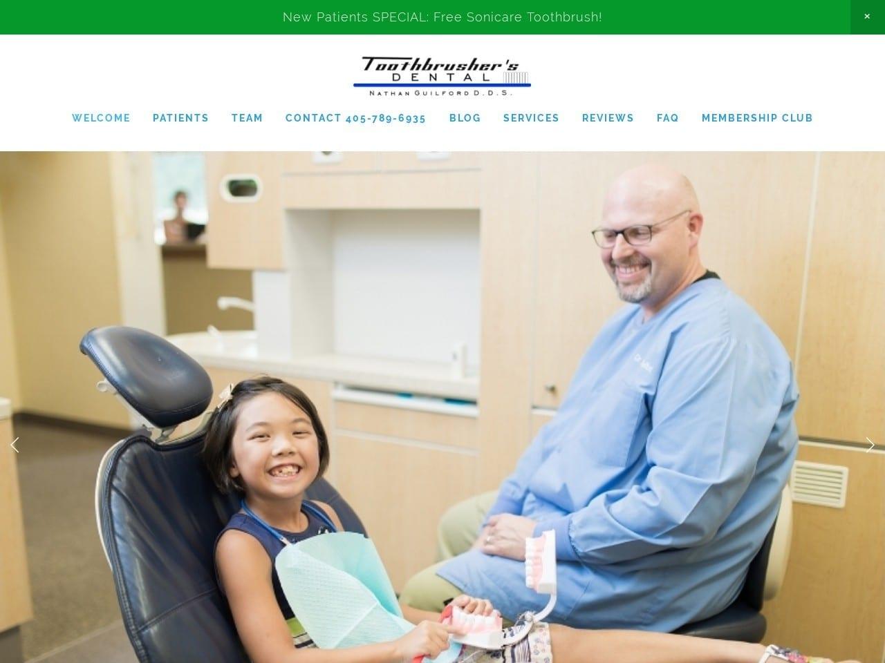 Toothbrushers Dental Guilford Nathan DDS screenshot