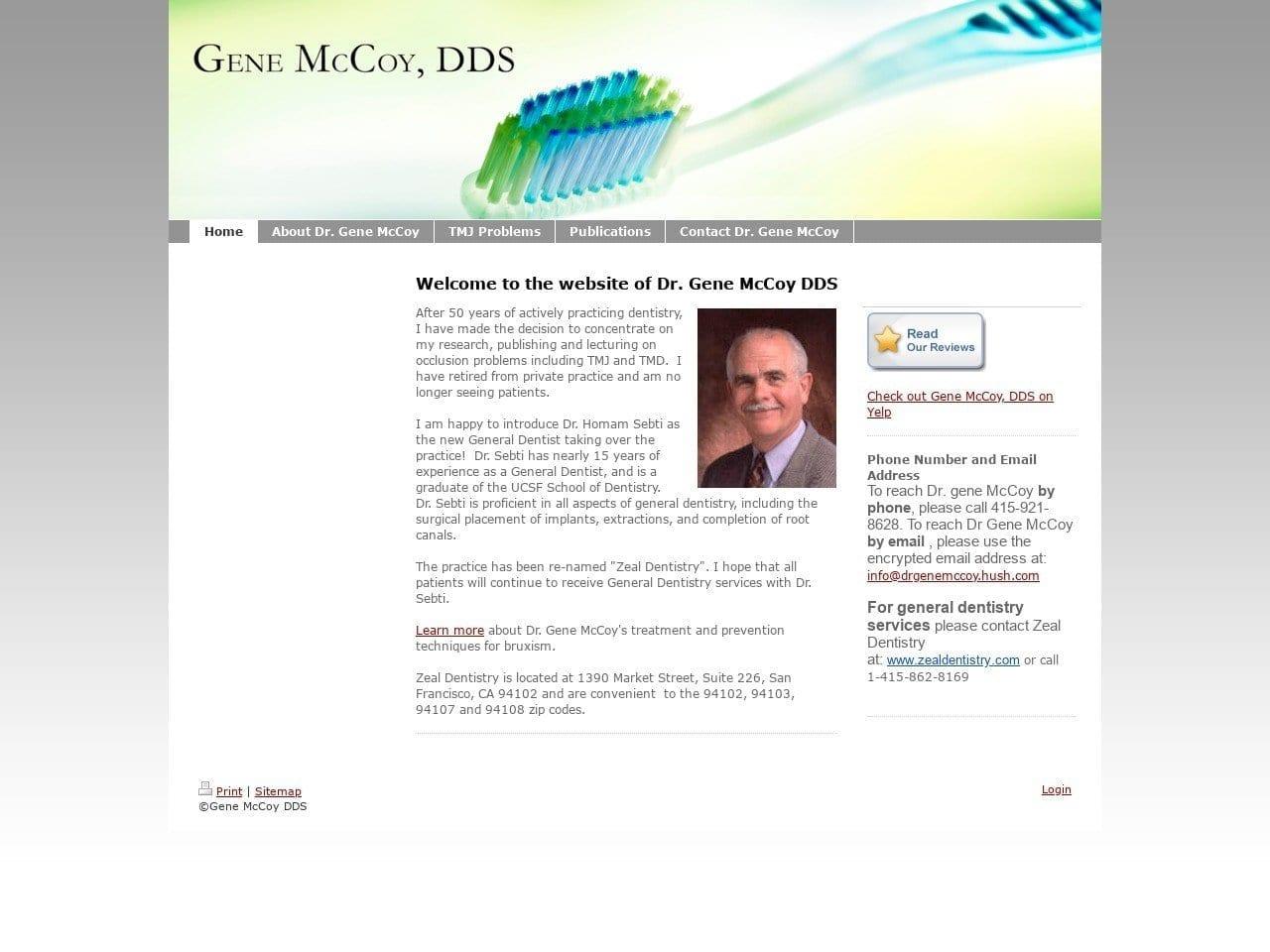 Gene McCoy DDS screenshot
