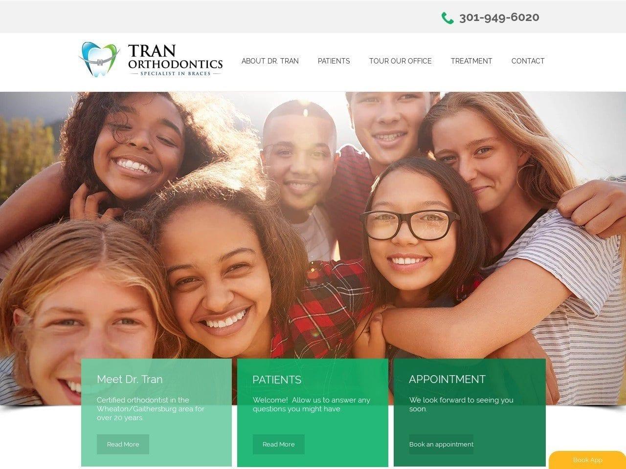 Tran Orthodontics screenshot