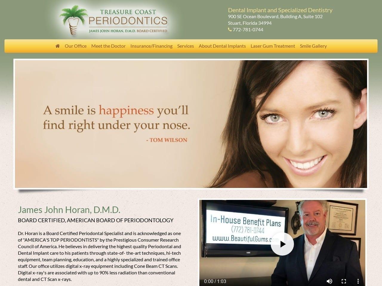 Treasure Coast Periodontics Pa screenshot
