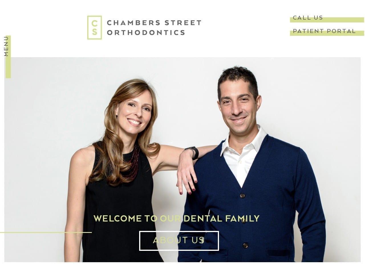 Chambers Street Orthodontics Cooperman Kenneth B D screenshot
