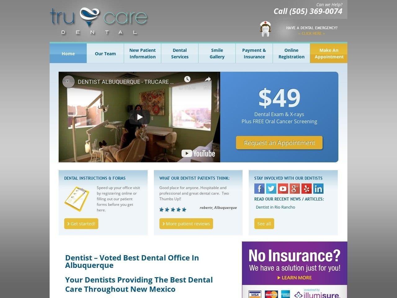 TruCare Dental screenshot