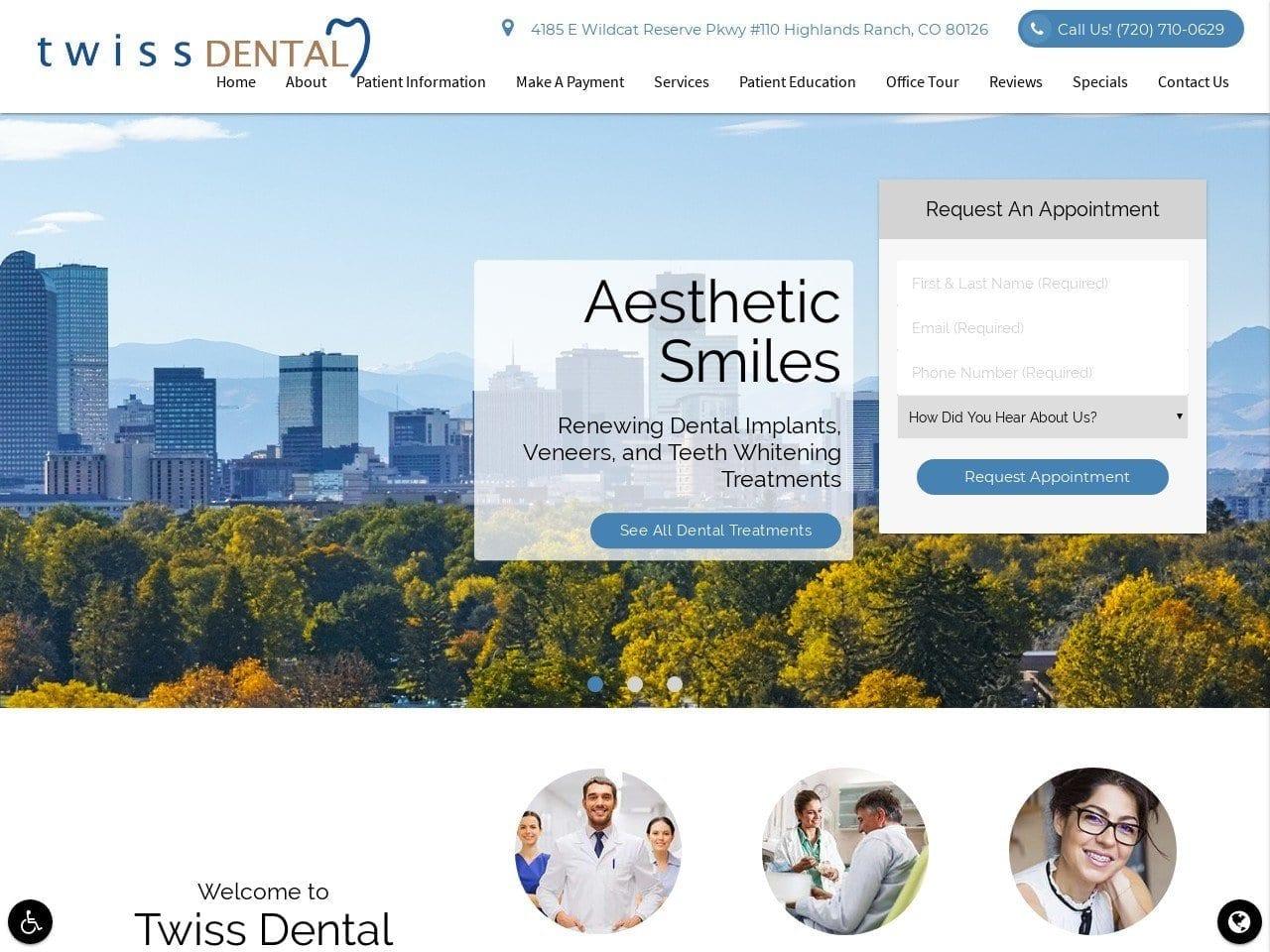 Twiss Dental screenshot