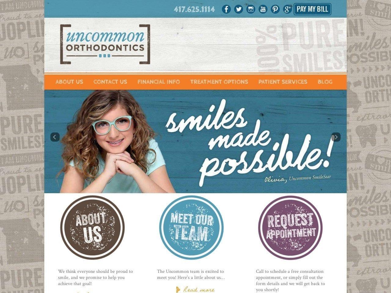 Uncommon Orthodontics screenshot