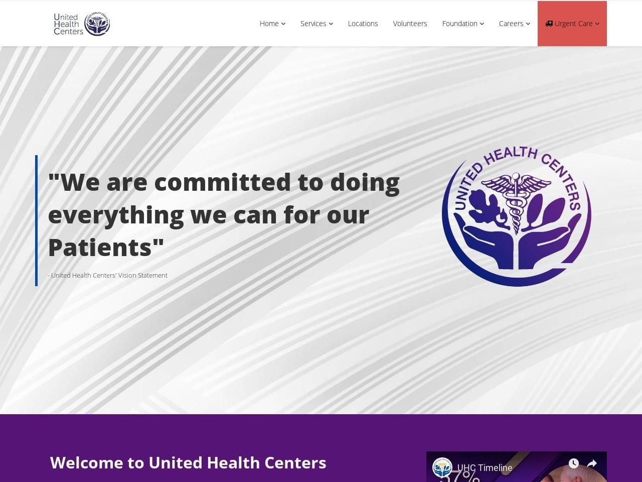 United Health Center Inc screenshot