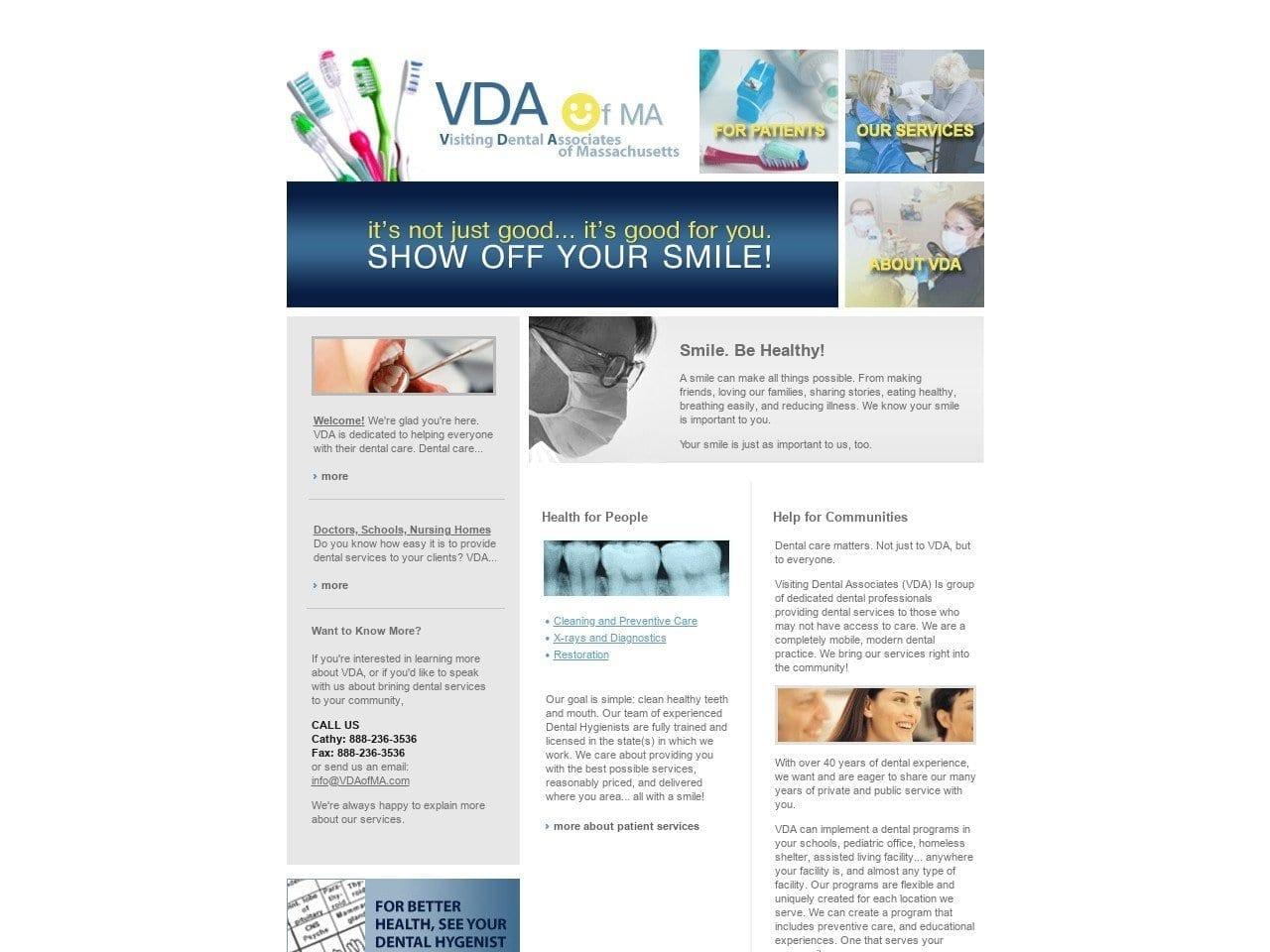 Visiting Dental Associates of Massachusetts screenshot
