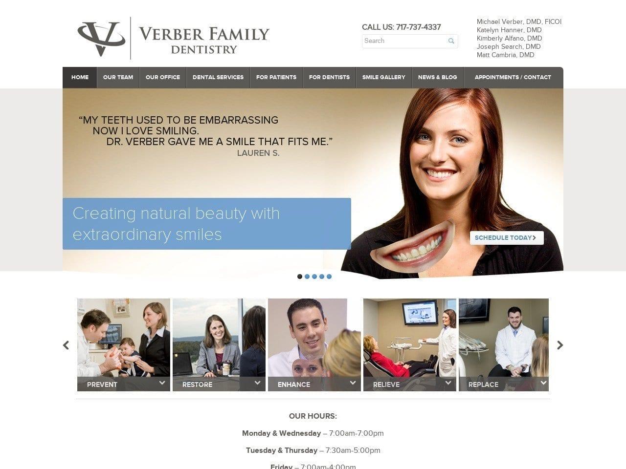 Verber Family Dentist screenshot