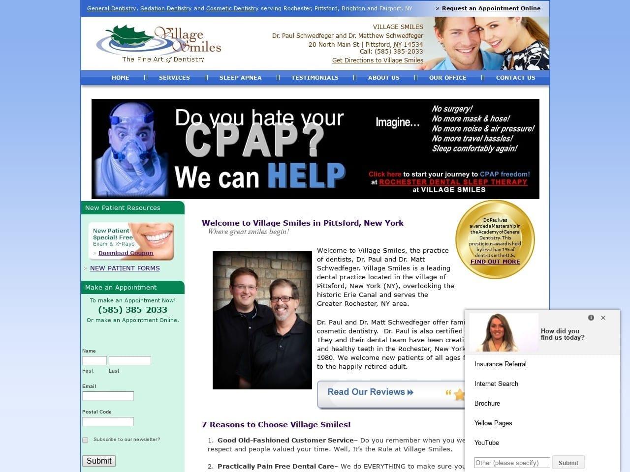 Village Smiles Dr. Matt Schwedfeger screenshot