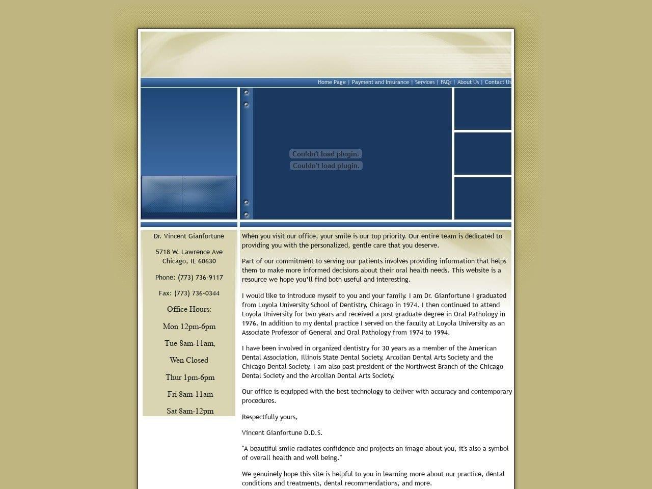 Gianfortune Vincent DDS screenshot