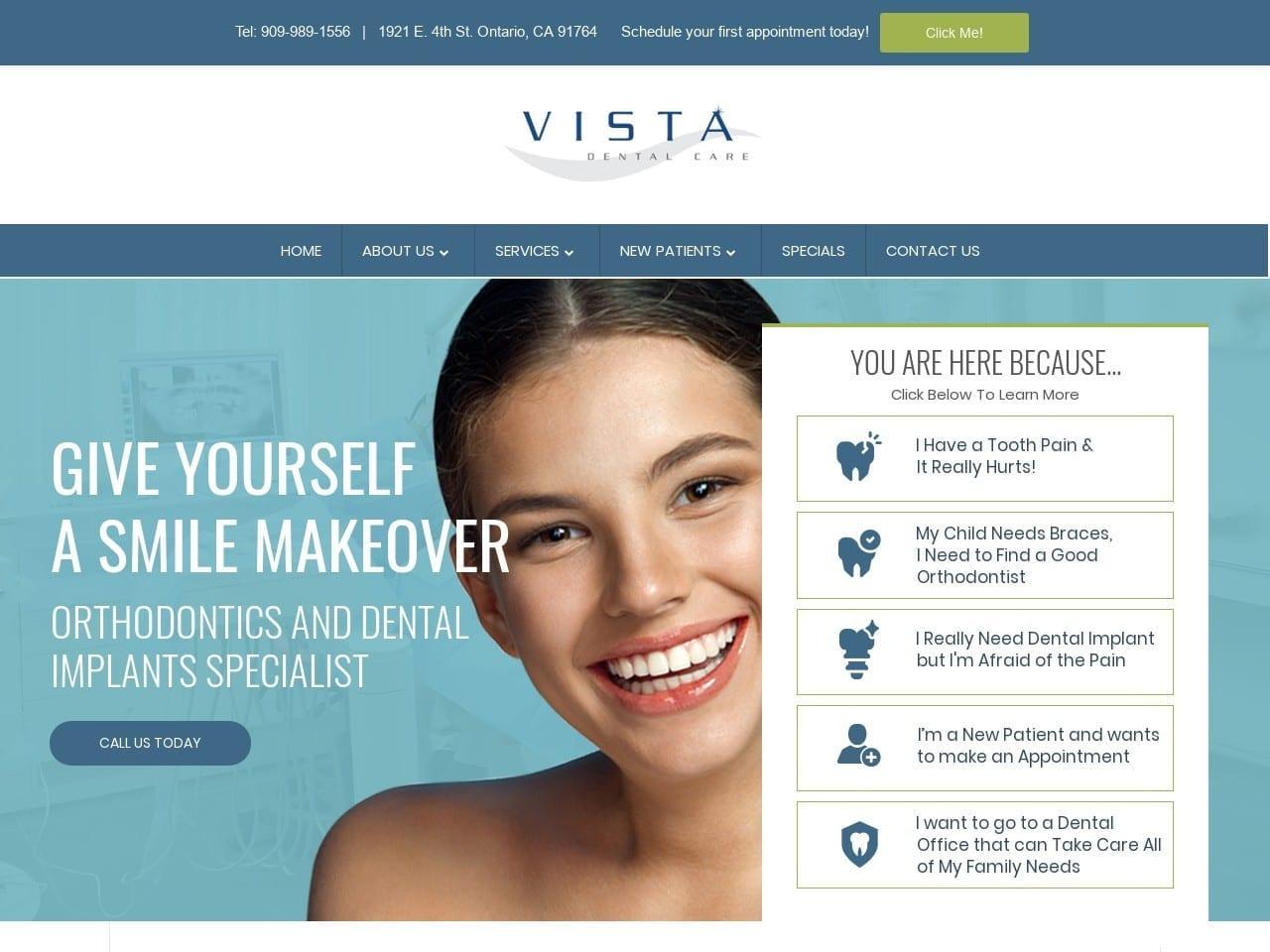 Vista Dental Care screenshot