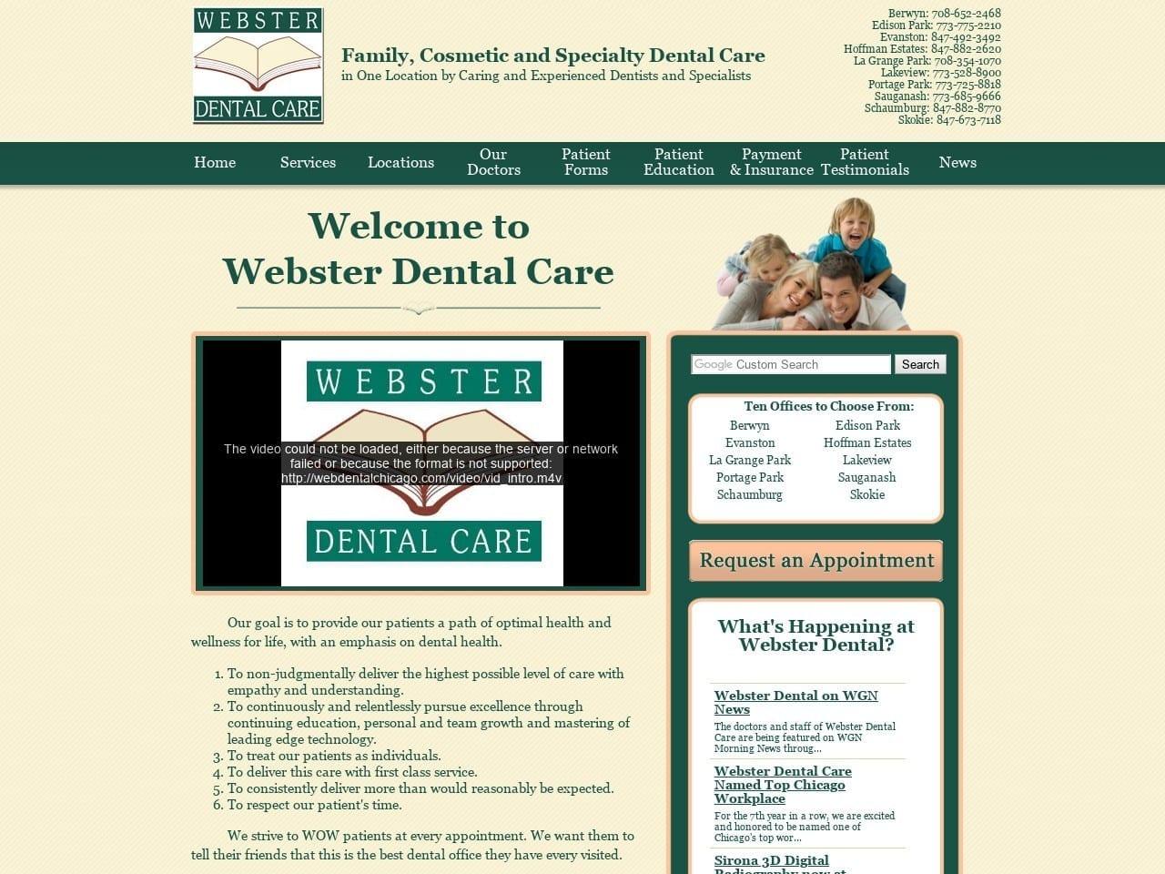 Web Dental Chicago screenshot