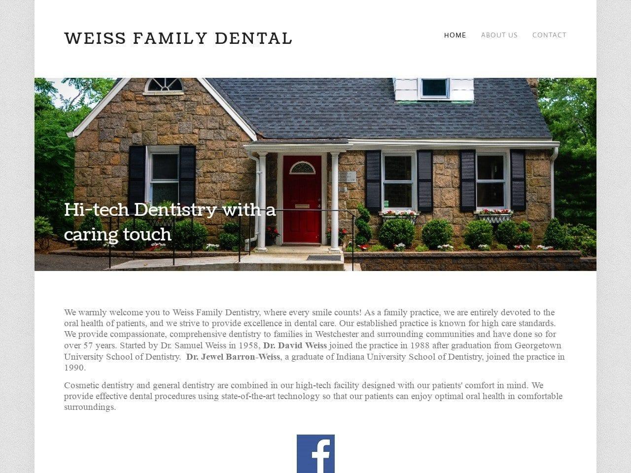 David E. Weiss DDS screenshot