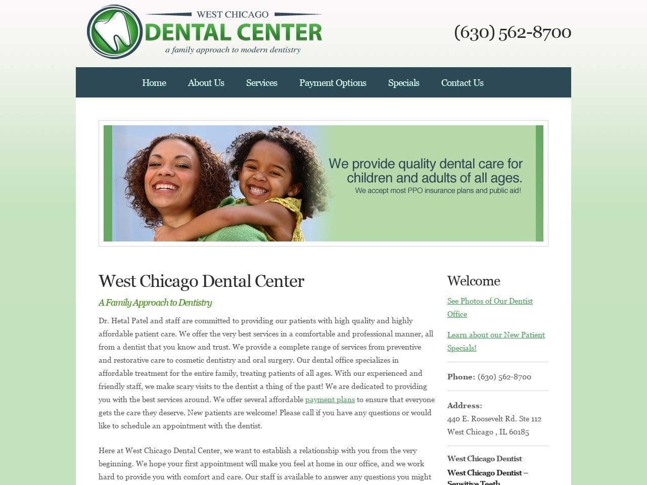 West Chicago Dental Center screenshot