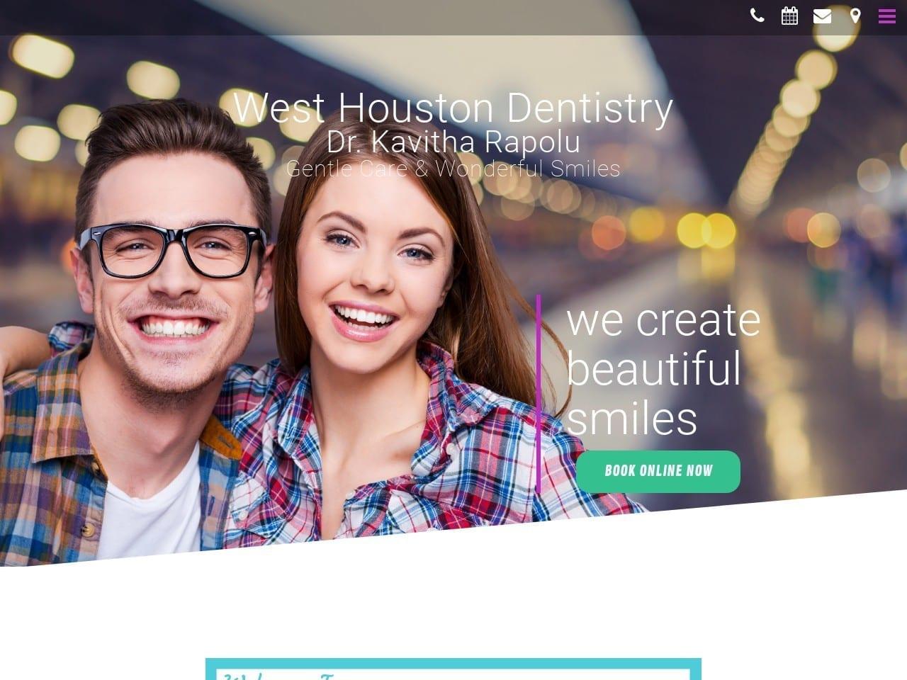 West Houston Dentistry Family & Cosmetic Dentist screenshot
