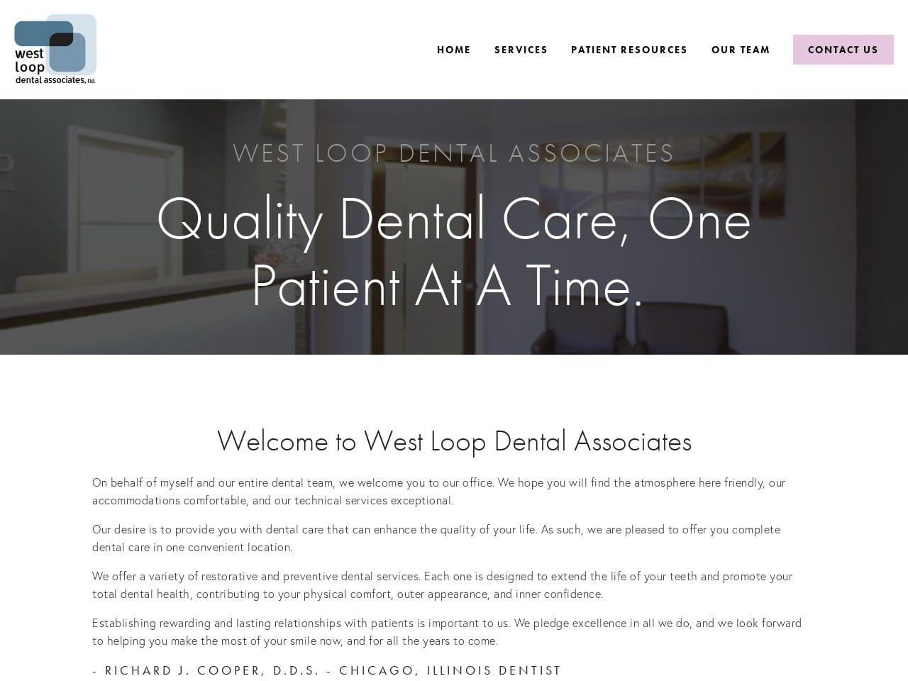West Loop Dental Associates screenshot