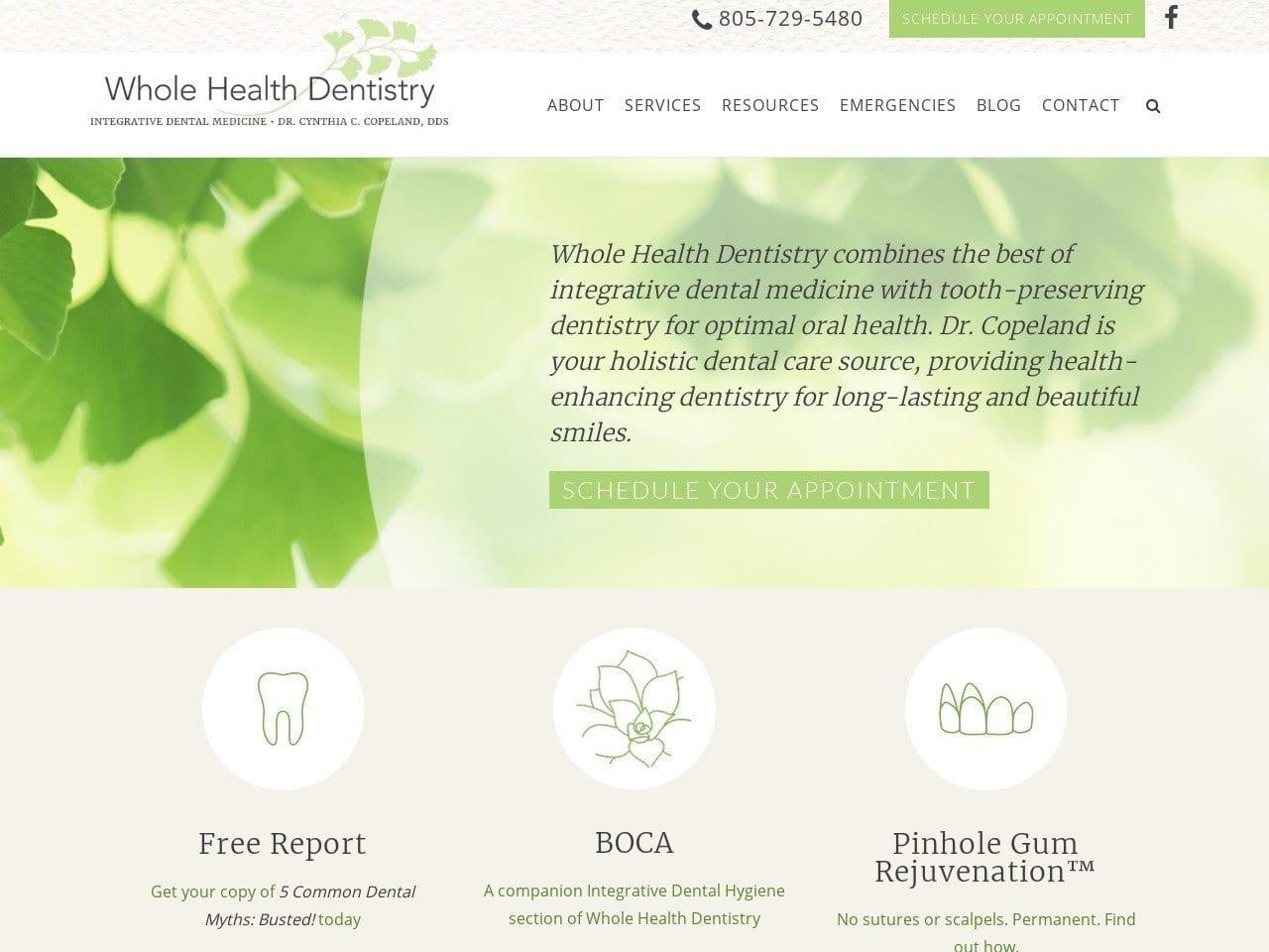 Whole Health Dentist screenshot
