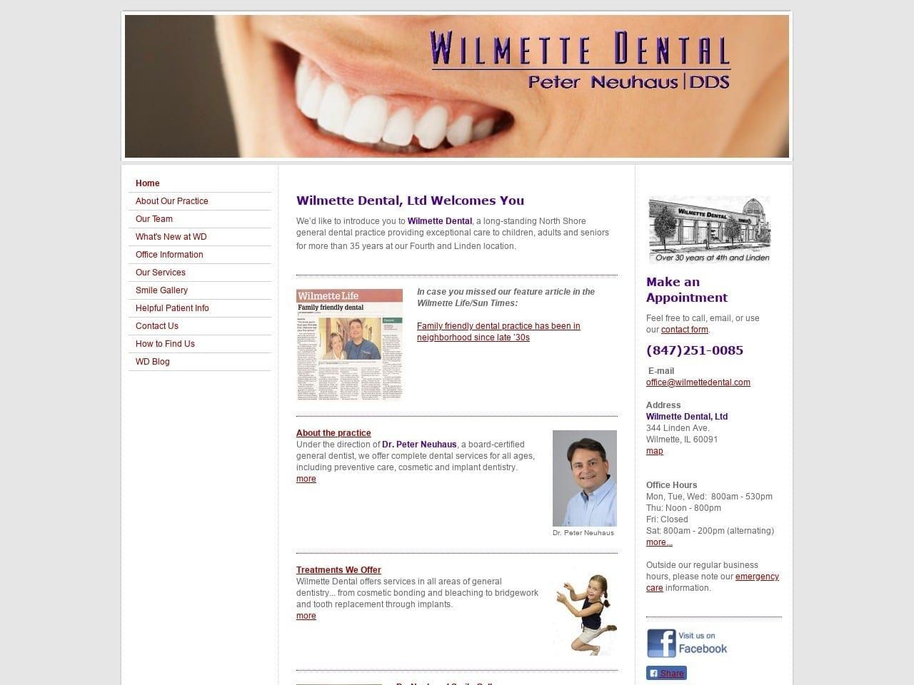 Wilmette Dental Ltd