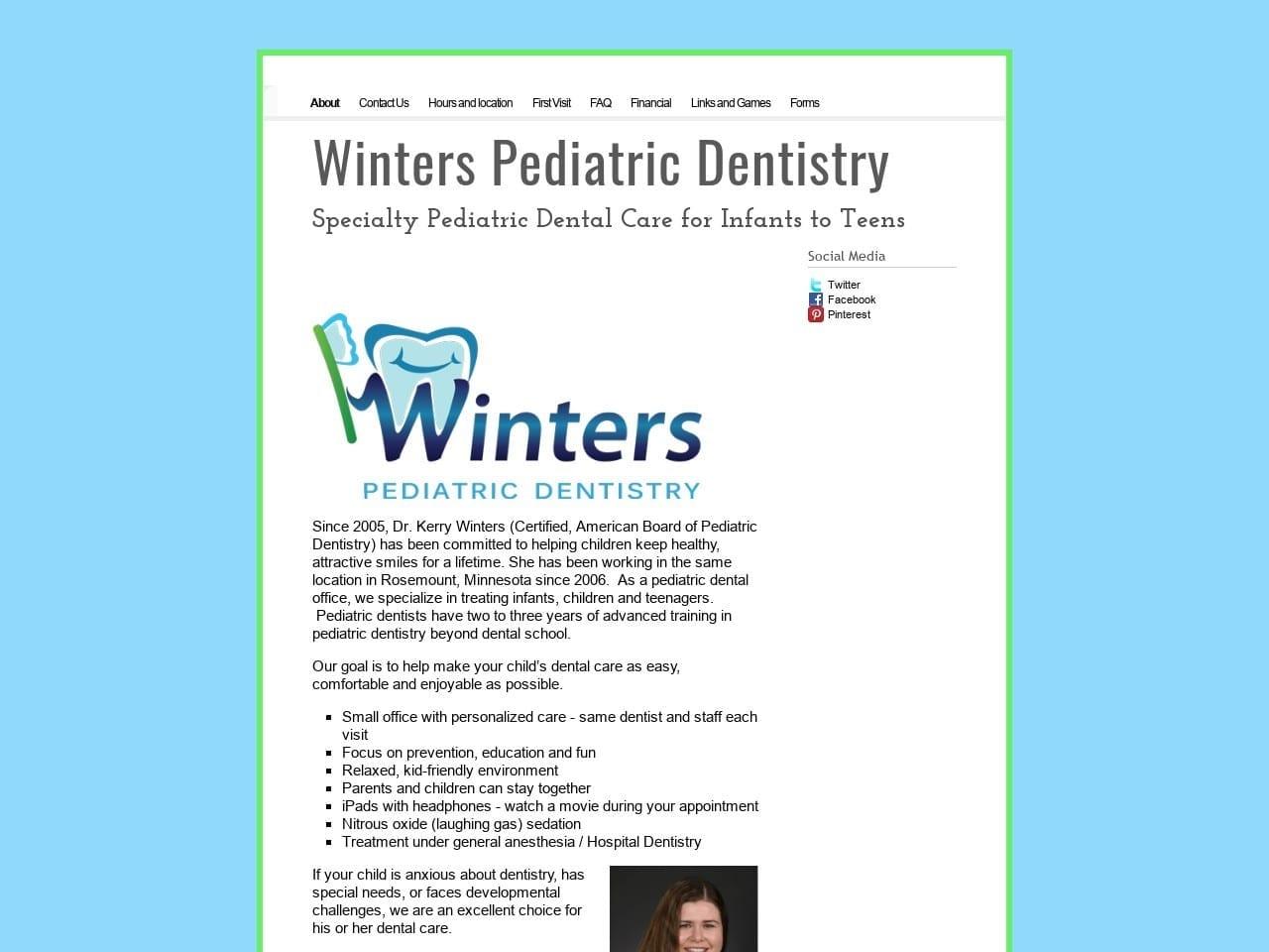 Dr. Kerry G. Winters DDS screenshot