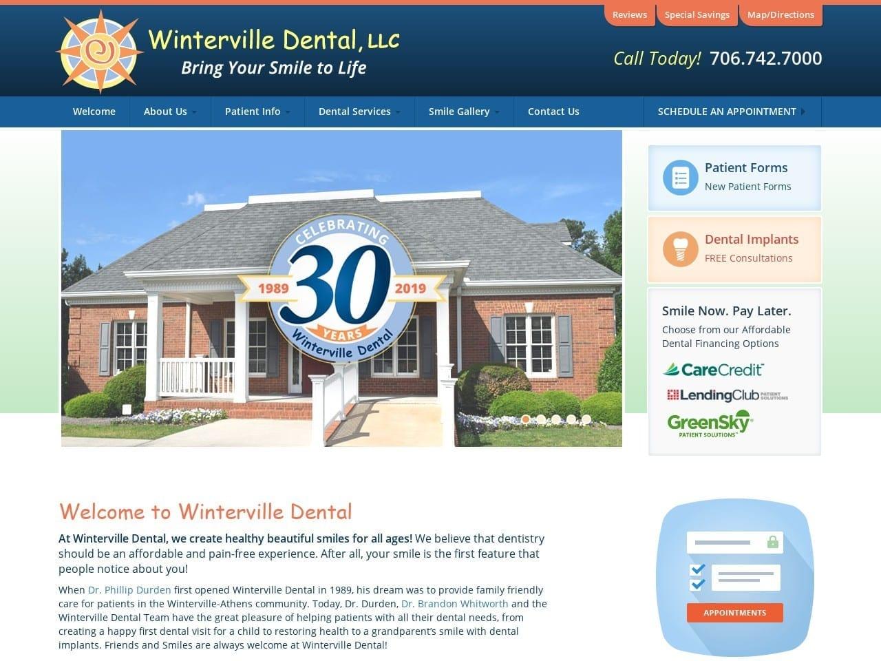 Winterville Dental screenshot