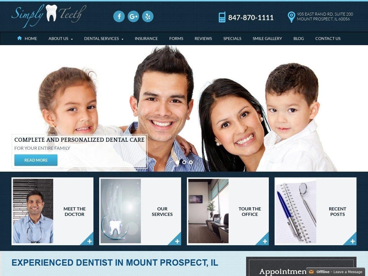 Harold O Wyckoff Dds Des Plaines Dentist screenshot