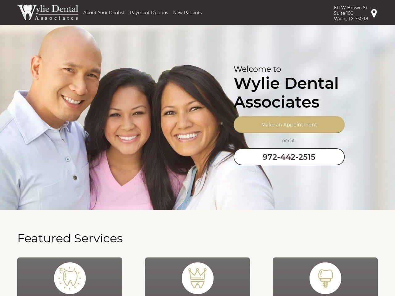 Wylie Dental Associates screenshot