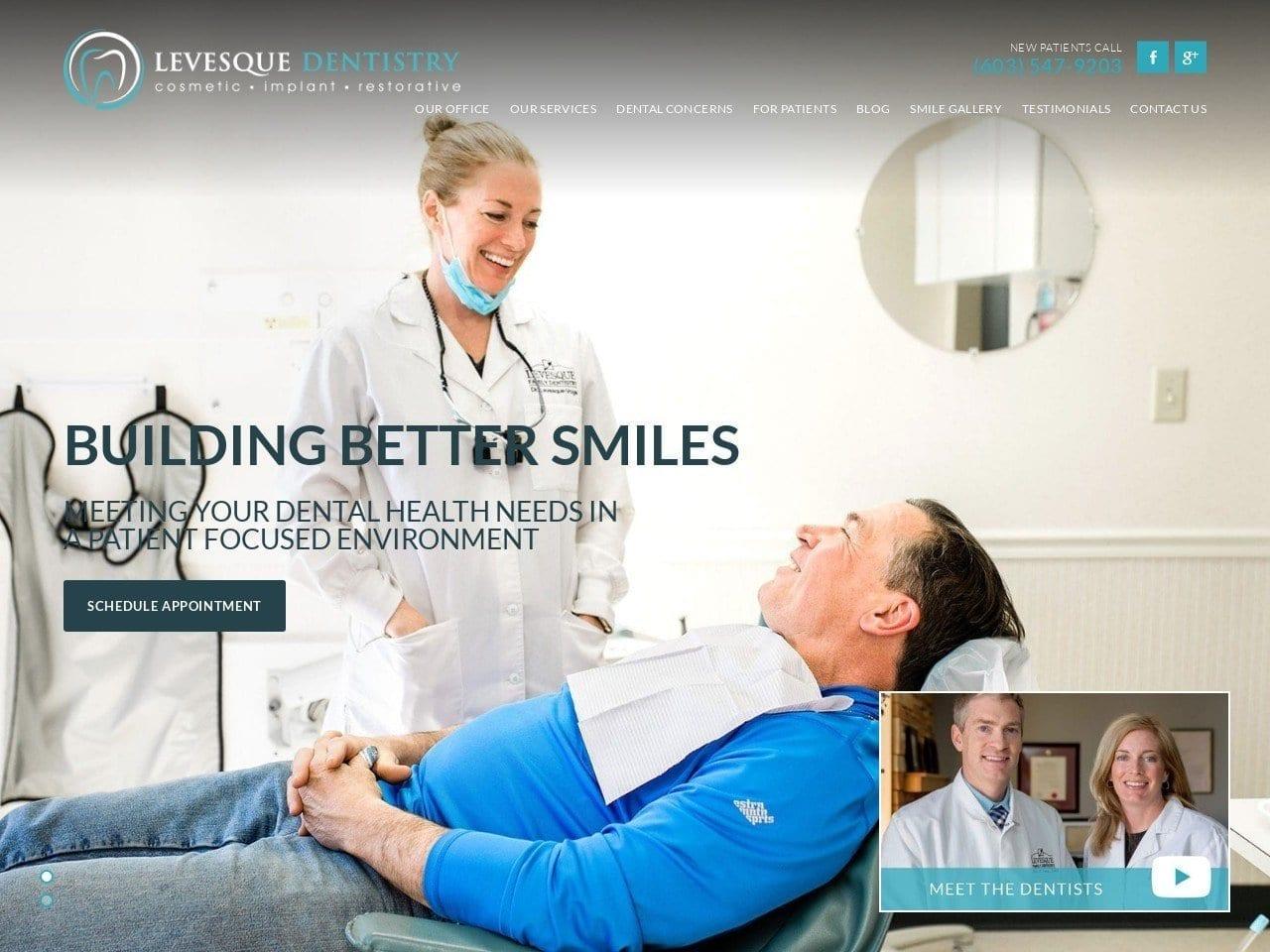 Levesque Family Dentistry Levesque screenshot
