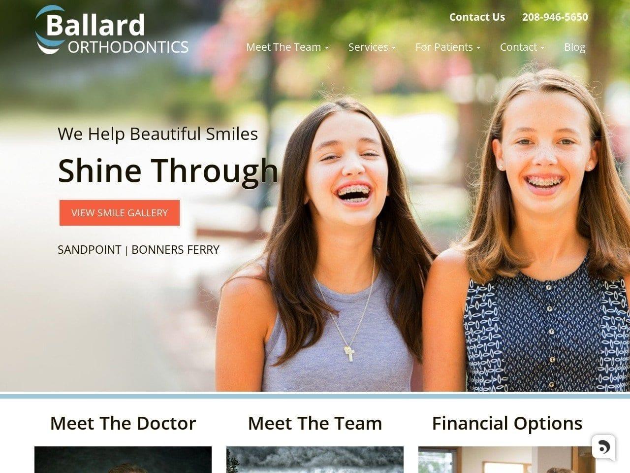 Ballard Orthodontics screenshot