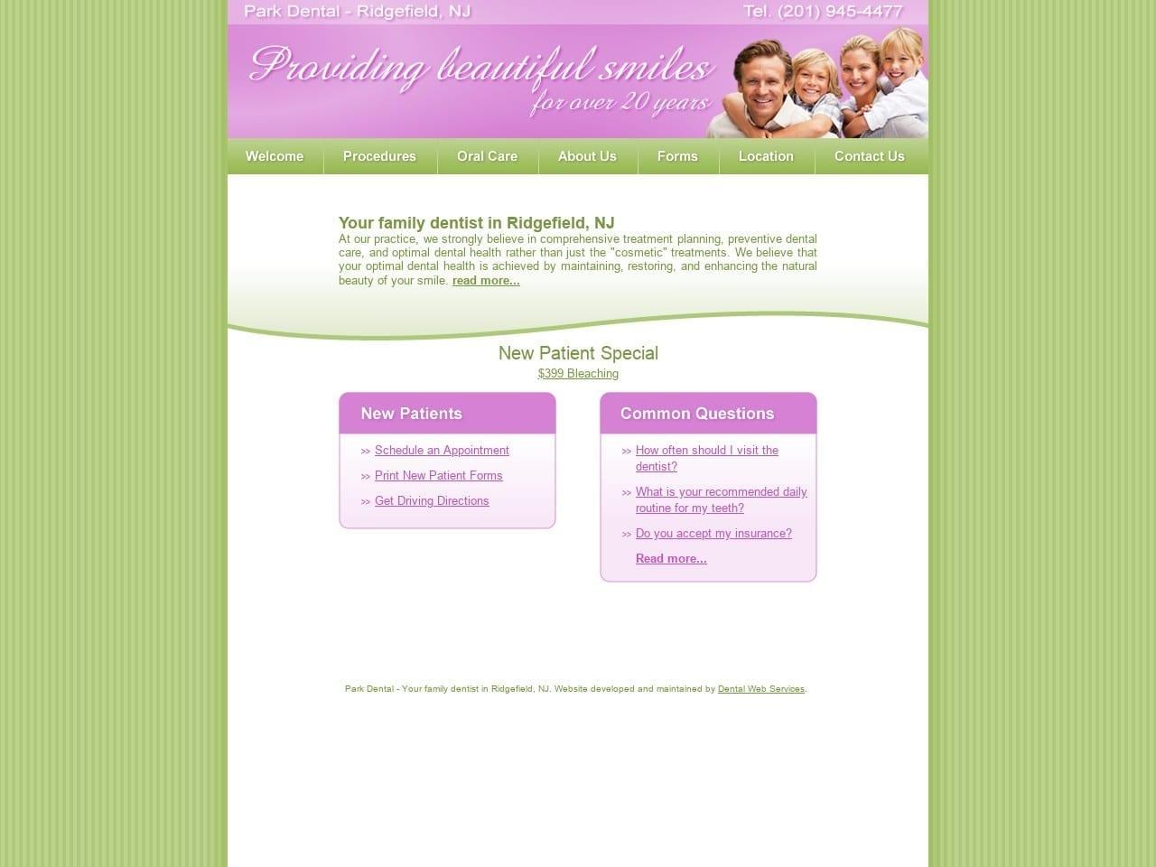 Park Dental screenshot