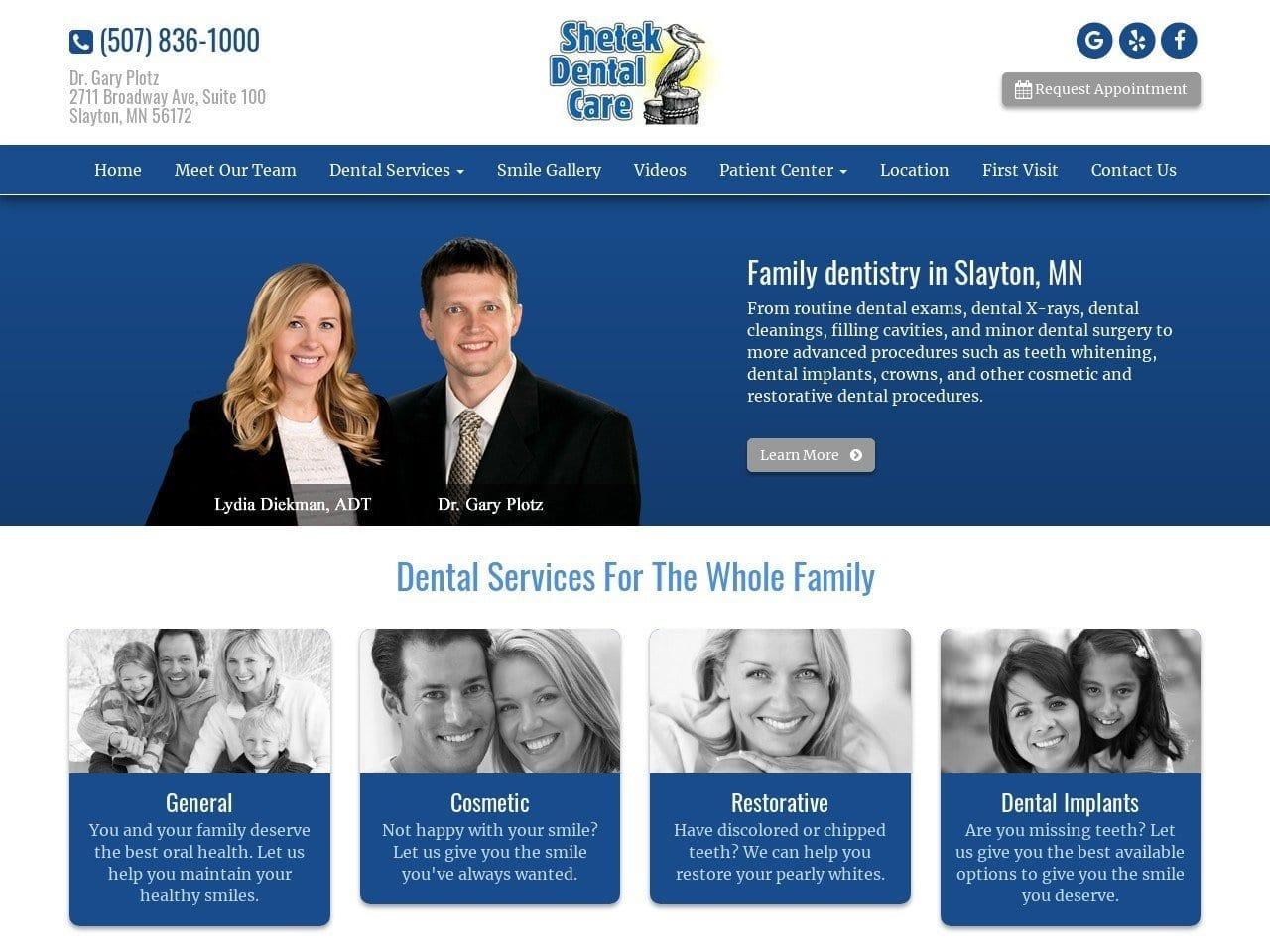 Shetek Dental Care screenshot