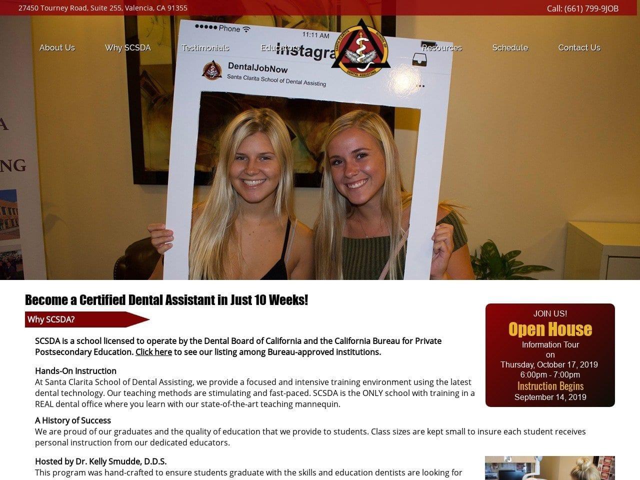 Santa Clarita School of Dental Assisting screenshot