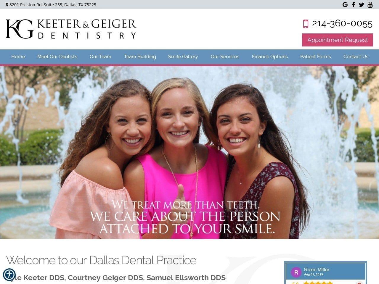 Kyle G. Keeter DDS screenshot