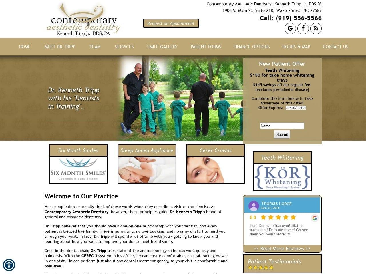 Contemporary Aesthetic Dentistry Kenneth Tripp Jr. screenshot