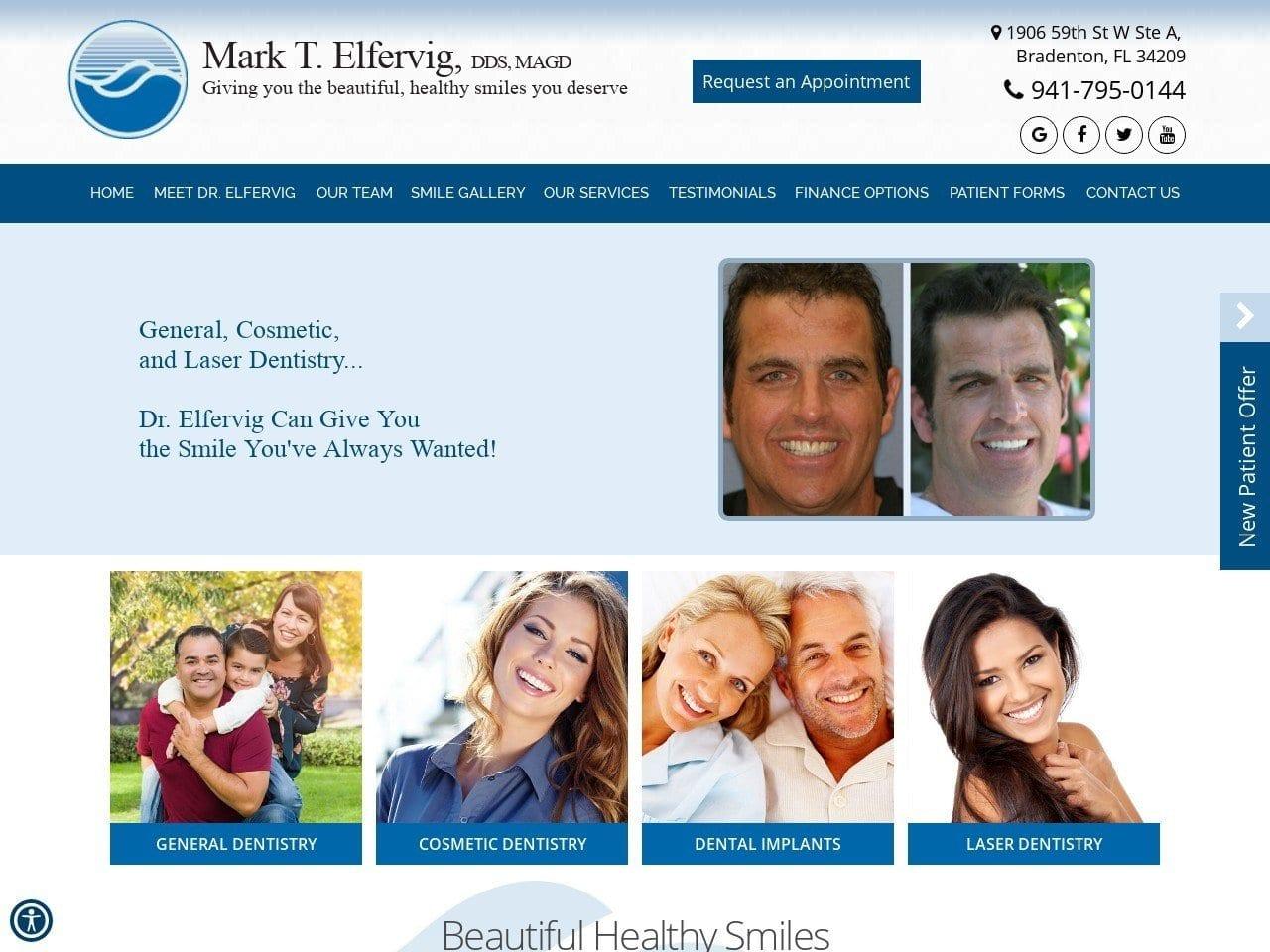 Elfervig Mark T DDS