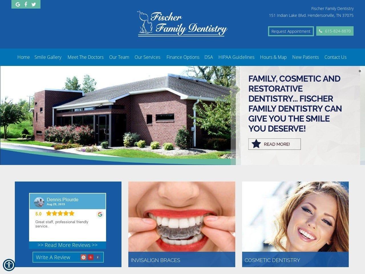 Fischer Family Dentistry screenshot