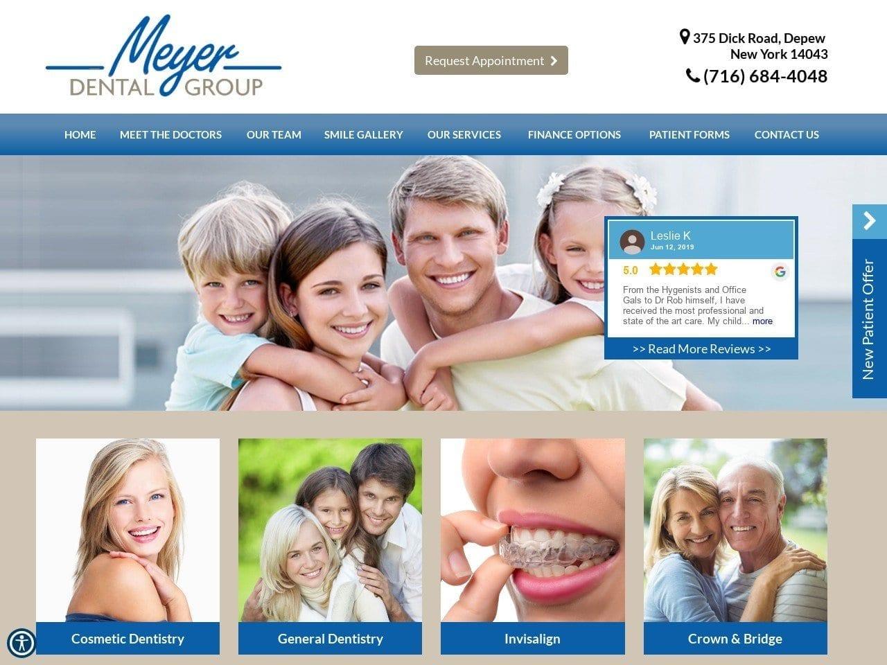 Meyer Dental Group screenshot