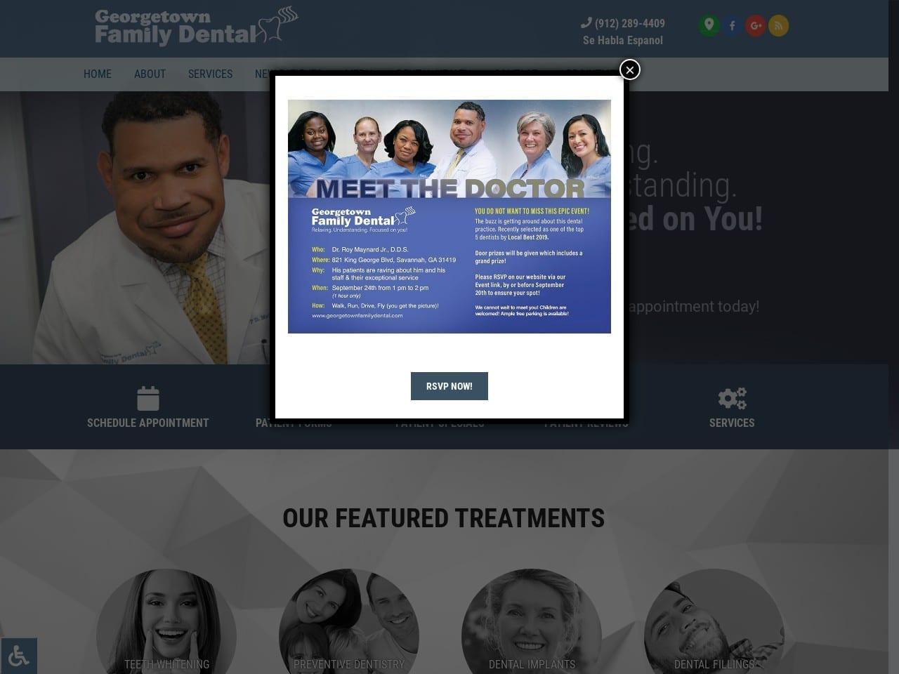 Georgetown Family Dentist screenshot
