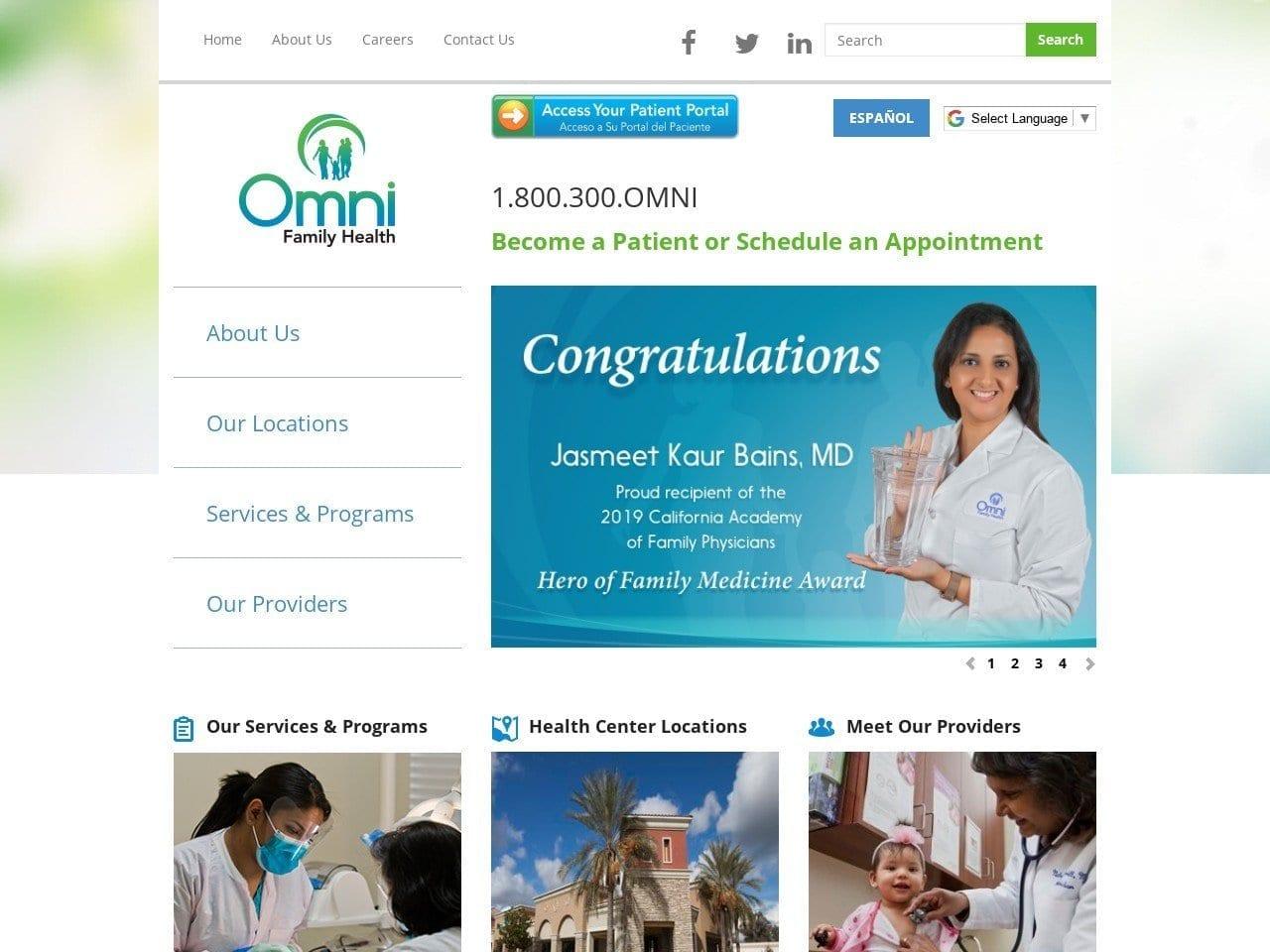 Omni Family Health Oildale Community Health Center screenshot