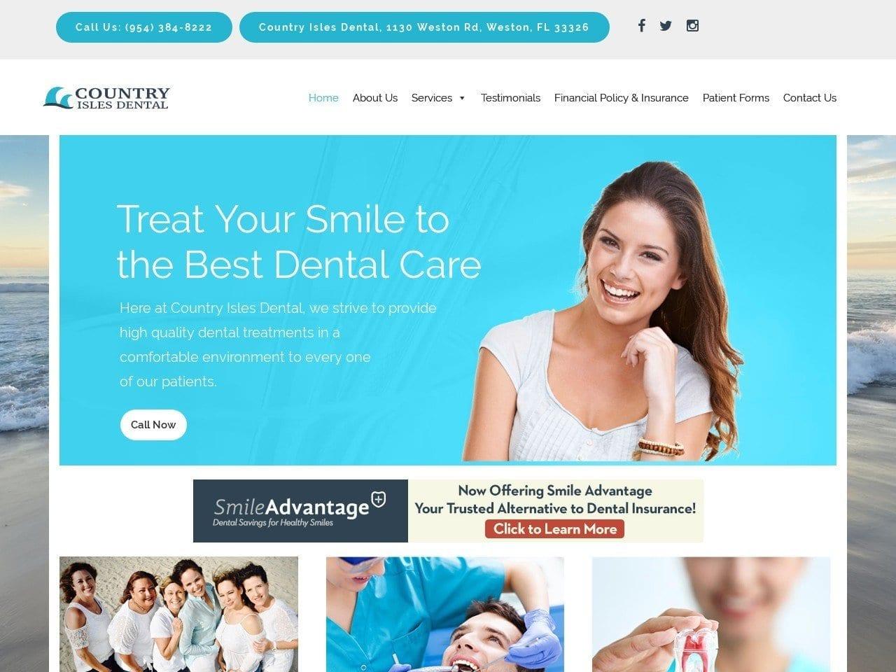 Country Isles Dental screenshot