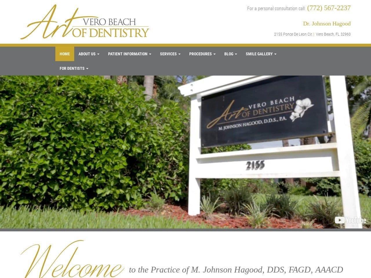 Vero Beach Art of Dentistry Hagood M Johnson DDS