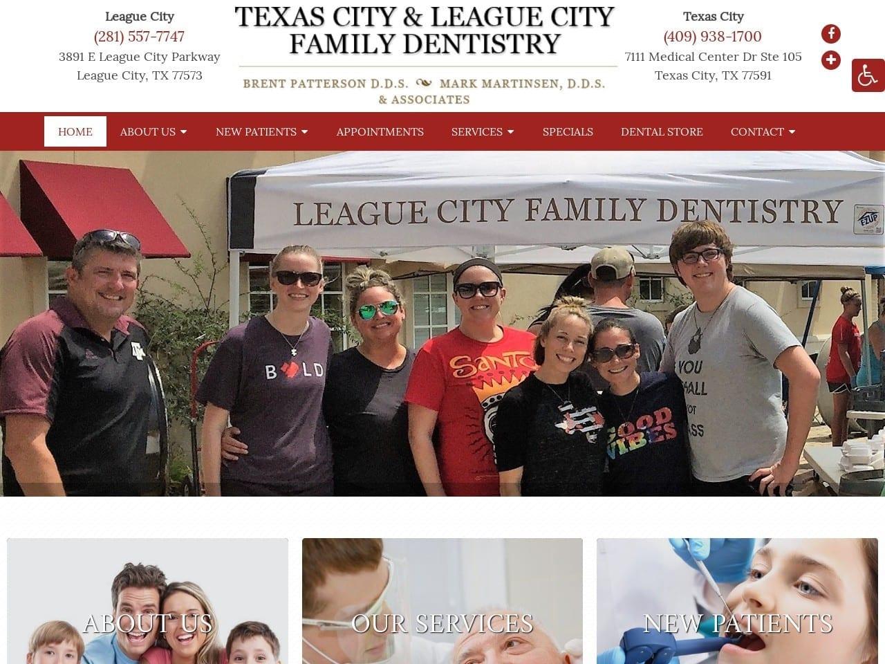 Texas City Family Dentistry Patterson Brent E DDS screenshot