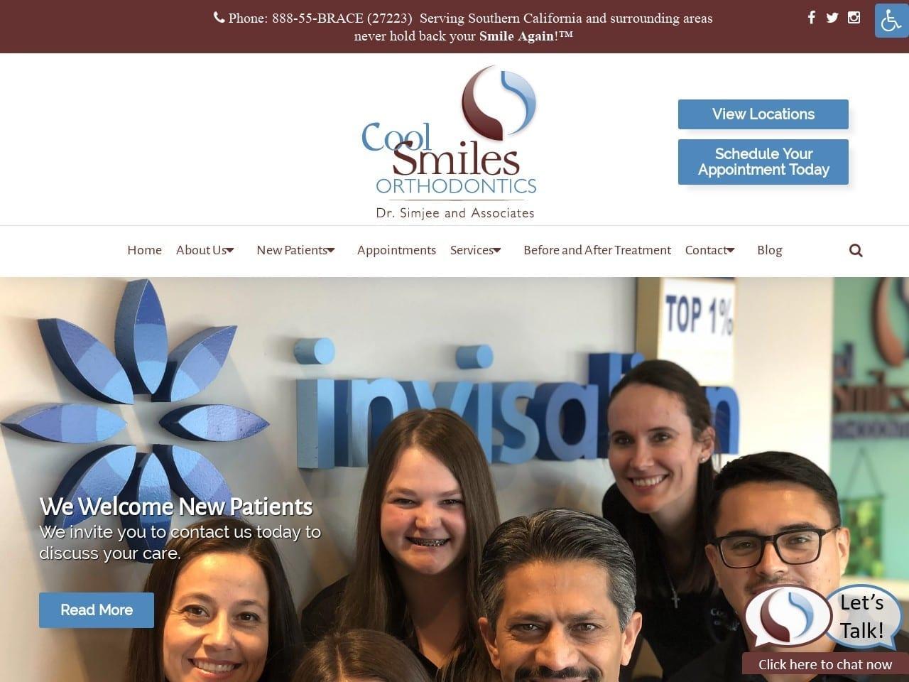 Cool Smiles Orthodontics Of Corona Dr. Sohail Simj