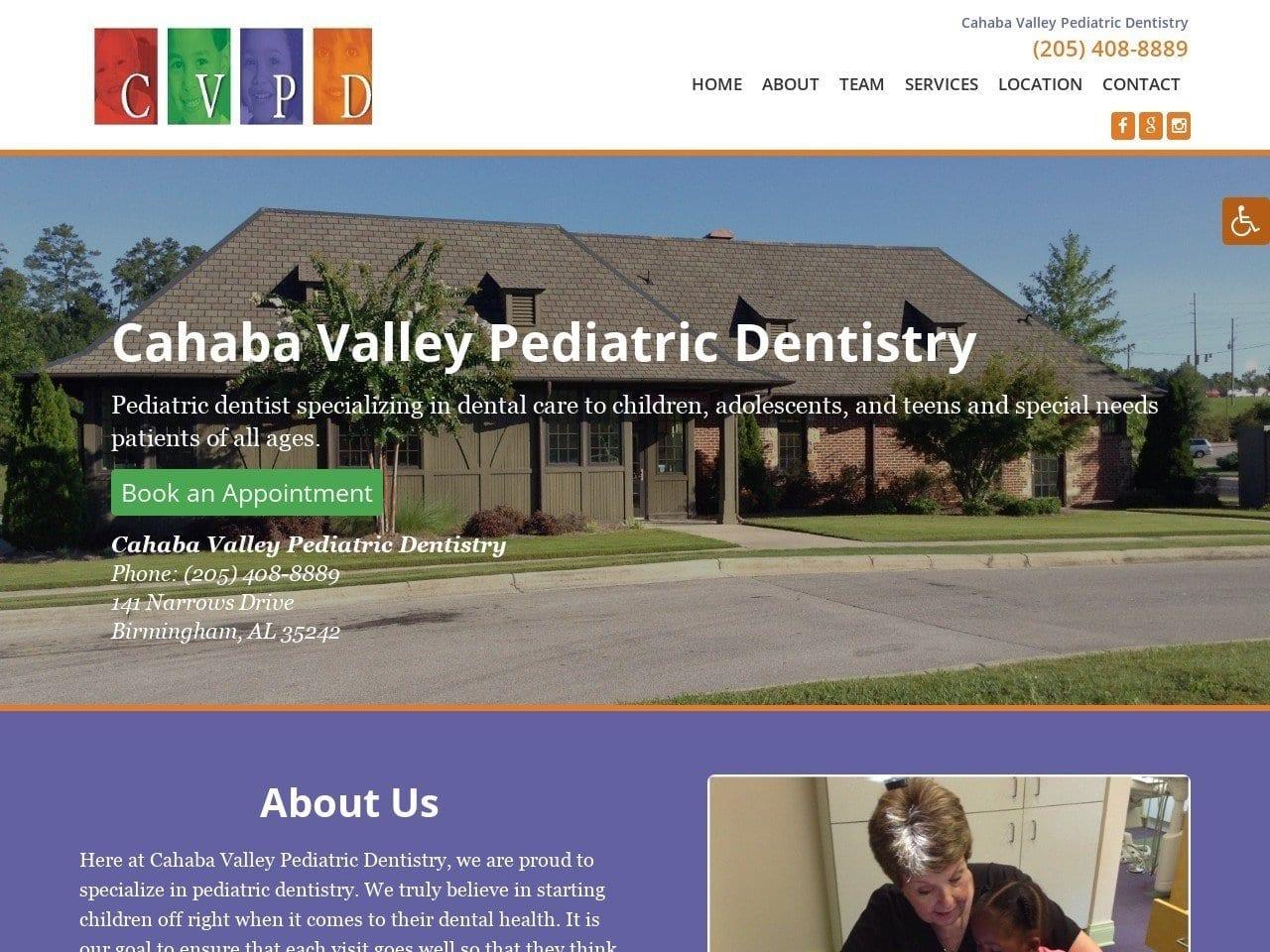 Cahaba Valley Pediatric screenshot