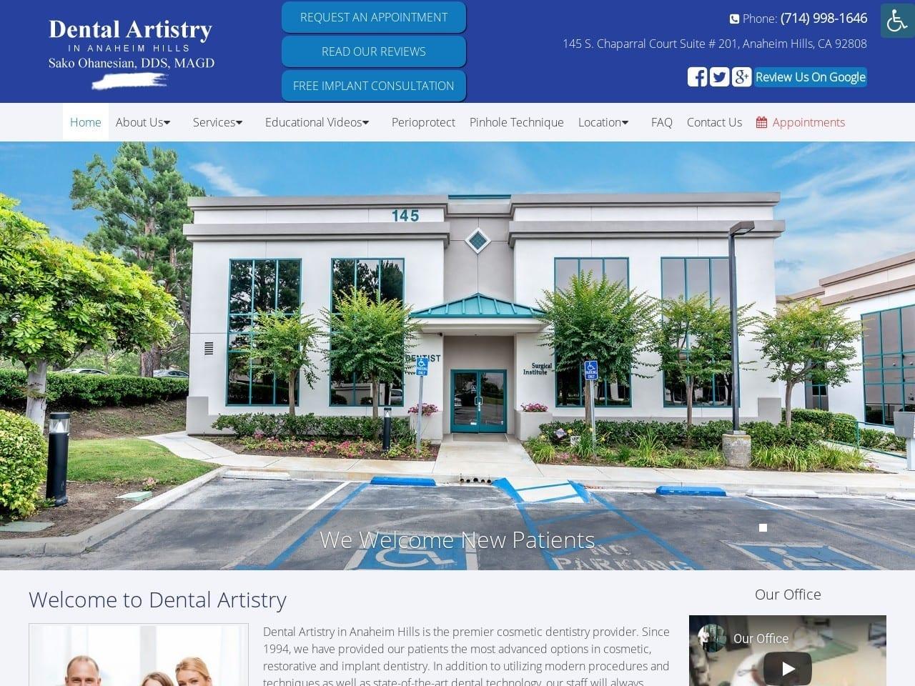 Dental Artistry In Anaheim Hills